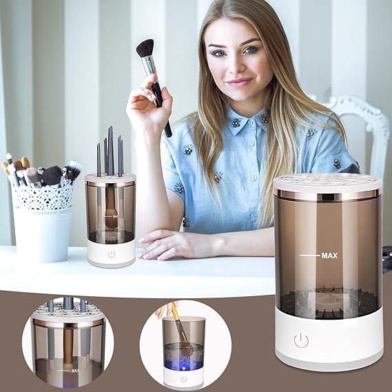 Automatic Multi Brush Cleaner – Electric Makeup Brush Cleaner & Dryer