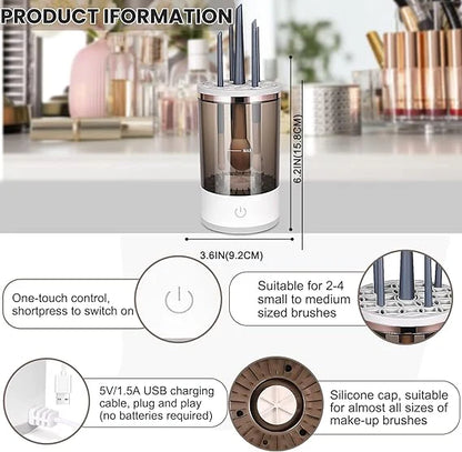 Automatic Multi Brush Cleaner – Electric Makeup Brush Cleaner & Dryer