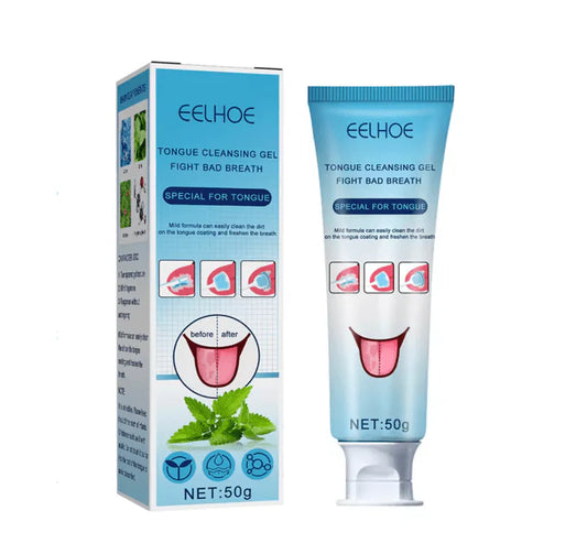 EELHOE Tongue Cleansing Gel 50g – Bad Breath Removal & Tongue Cleaner Formula (Original)