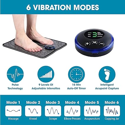 EMS Foot Massager Mat – Electric Muscle Stimulation for Foot & Ankle Pain Relief