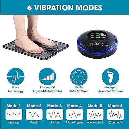 EMS Foot Massager Mat – Electric Muscle Stimulation for Foot & Ankle Pain Relief