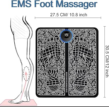 EMS Foot Massager Mat – Electric Muscle Stimulation for Foot & Ankle Pain Relief