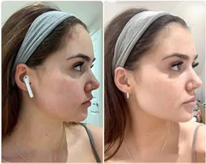 Face Massager – USB Rechargeable Skincare Device with 4 Heads for Puffiness & Glow