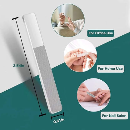 Glass Nail Filer – Smooth, Precise & Durable Nail Care Tool