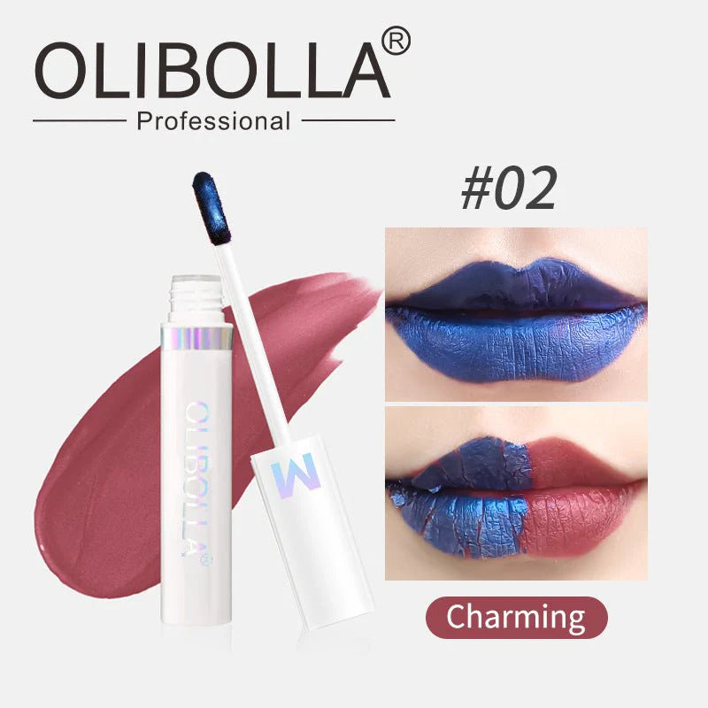 OLIBOLLA Color-Changing Liquid Lipstick Pack of 4 – Long-Lasting, Smooth Lip Stain for All Skin Tones