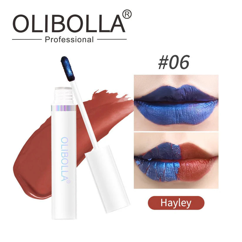OLIBOLLA Color-Changing Liquid Lipstick Pack of 4 – Long-Lasting, Smooth Lip Stain for All Skin Tones