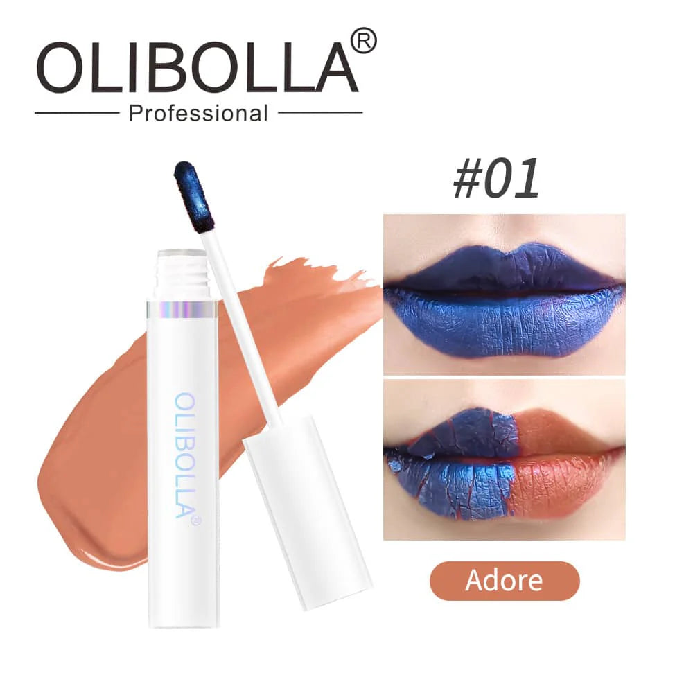 OLIBOLLA Color-Changing Liquid Lipstick Pack of 4 – Long-Lasting, Smooth Lip Stain for All Skin Tones