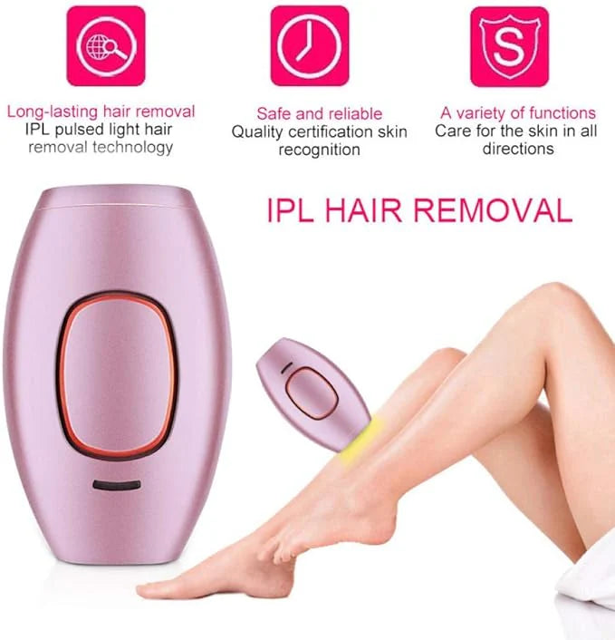 Mini IPL Laser Hair Removal Device – Painless Permanent Hair Reduction at Home
