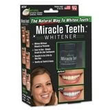 Miracle Teeth Whitener – Natural Charcoal Tooth Whitening Powder | Removes Stains & Plaque