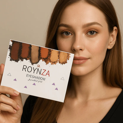 Roynza Eyeshadow Palette – 35 Warm Tone Shades (Matte, Shimmer & Metallic)