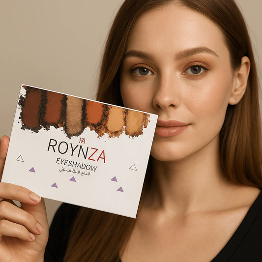 Roynza Eyeshadow Palette – 35 Warm Tone Shades (Matte, Shimmer & Metallic)