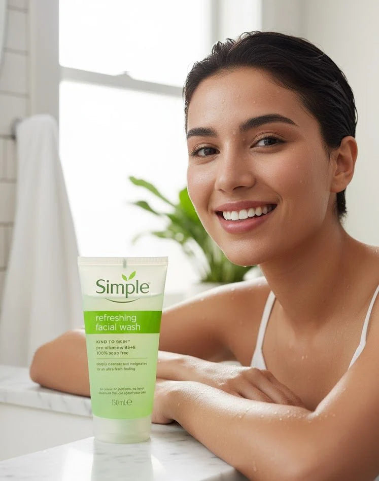 Simple Refreshing Facial Wash – Gentle Soap-Free Cleanser