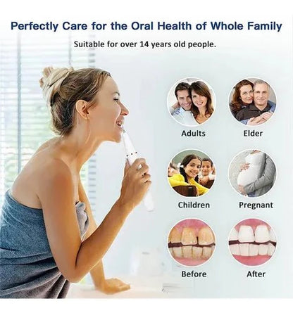 Smart Ultra-Sonic Teeth Cleaner – Rechargeable Electric Dental Plaque & Tartar Remover with LED Display