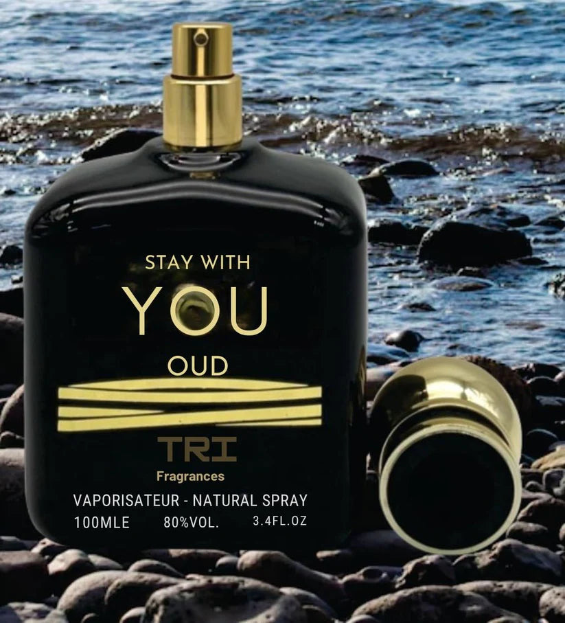 Stay With You Oud Perfume 100ml – Bold Oriental Eau de Toilette by TRI Fragrances