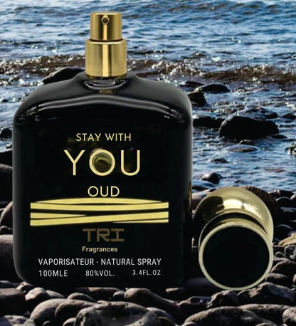 Stay With You Oud Perfume 100ml – Bold Oriental Eau de Toilette by TRI Fragrances
