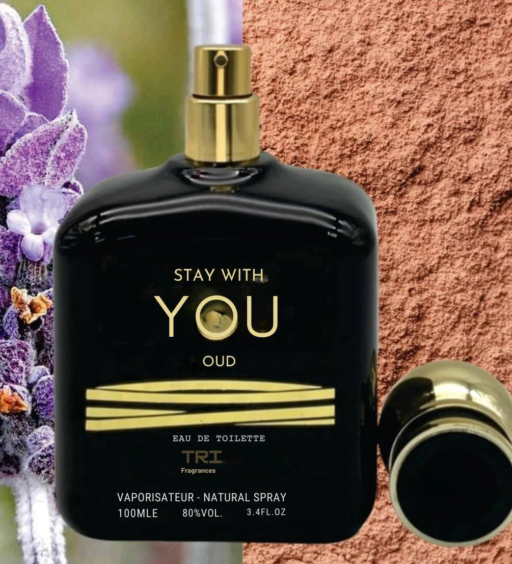 Stay With You Oud Perfume 100ml – Bold Oriental Eau de Toilette by TRI Fragrances