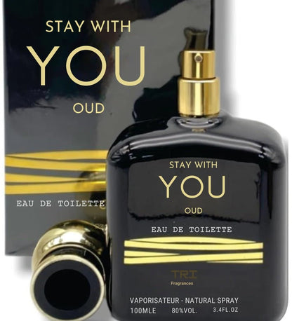 Stay With You Oud Perfume 100ml – Bold Oriental Eau de Toilette by TRI Fragrances