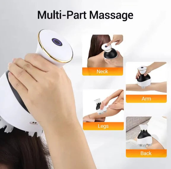 Wireless Head Massager – Stress Relief & Relaxation Therapy at Home
